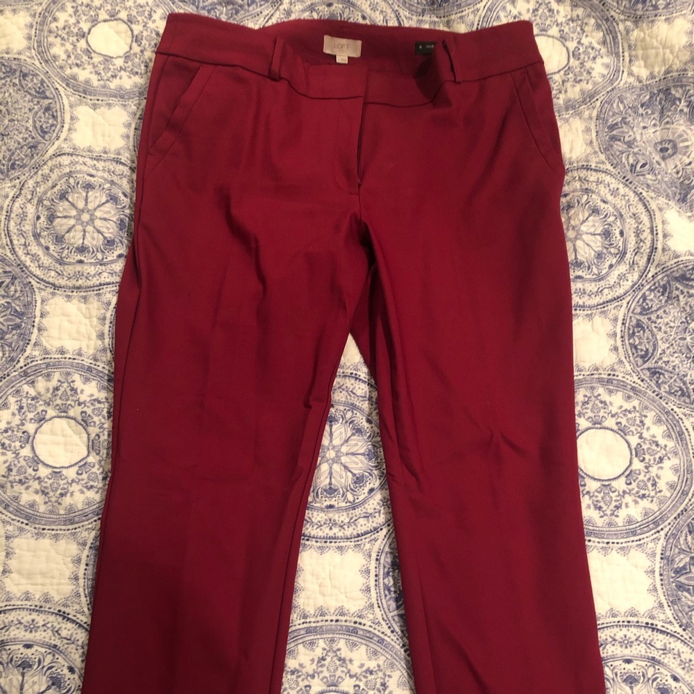 Red Dress Pants
